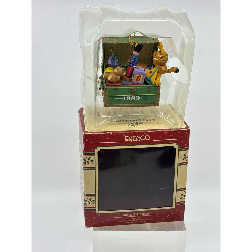 Enesco Garfield Christmas Ornament 1989 